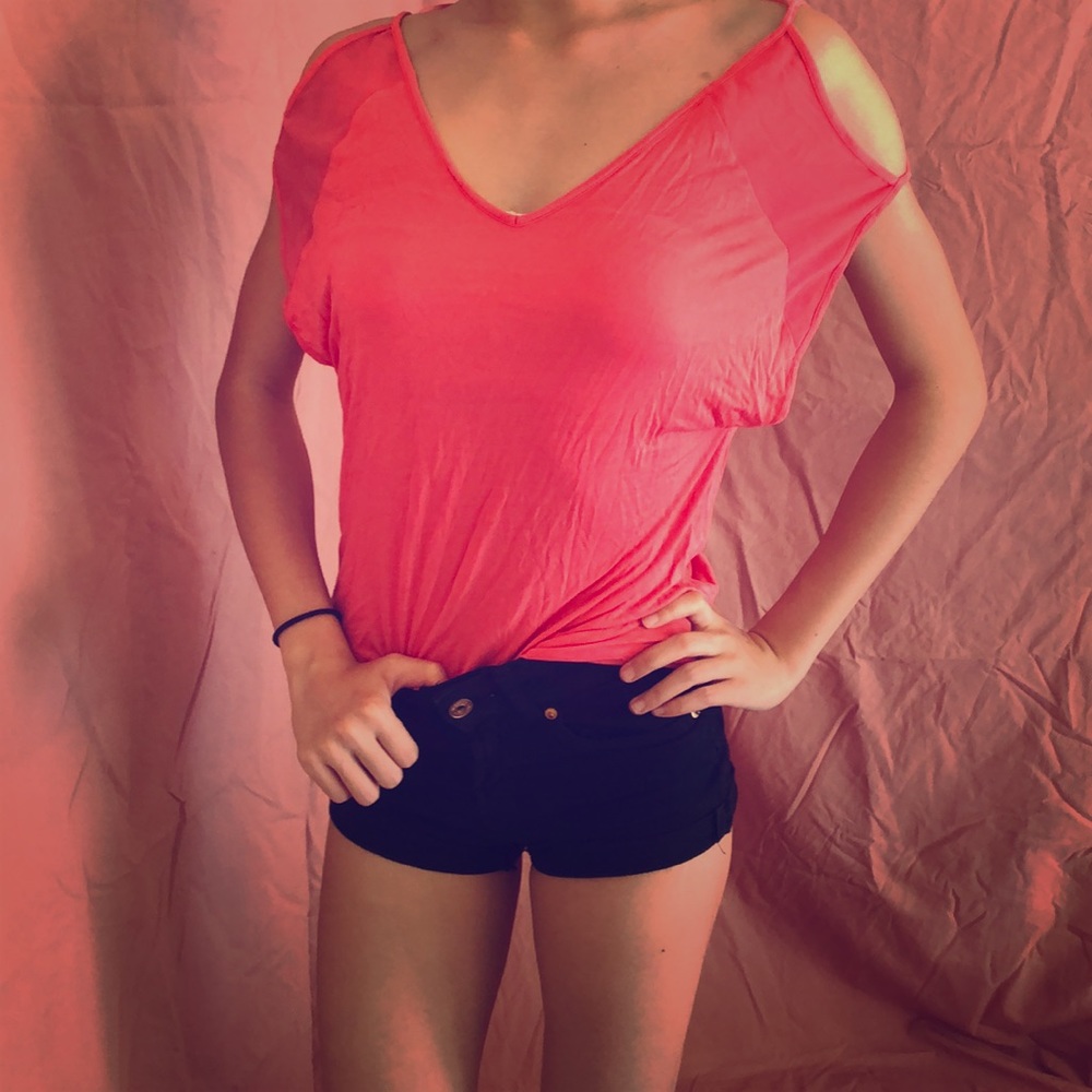 5/$25 Zara Bright Pink Summer Top